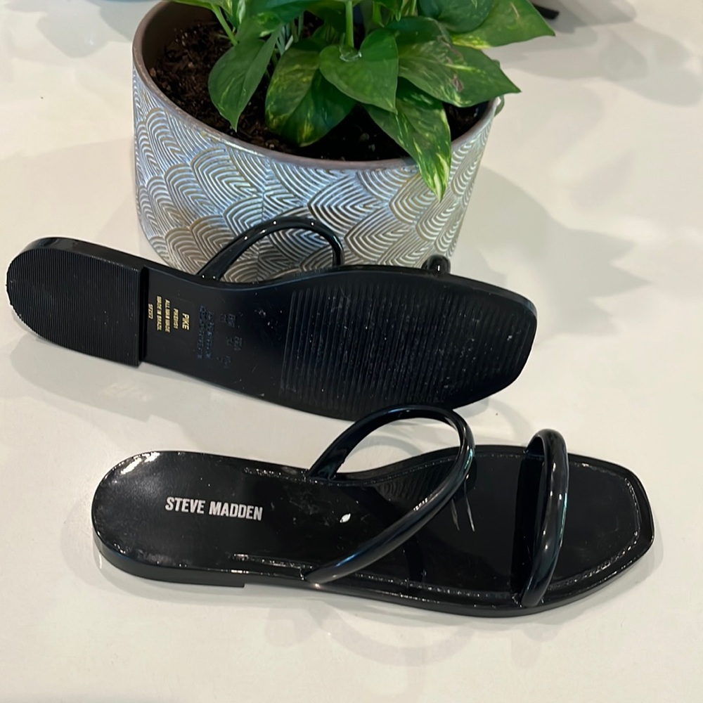 Steven madden black flats new